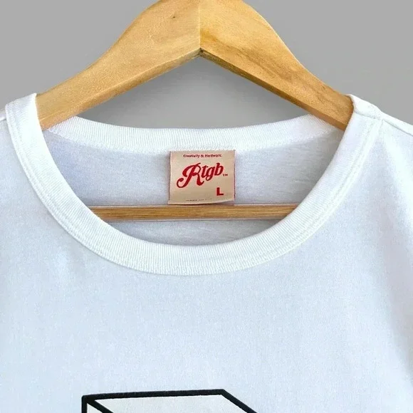 RTGB Ambitious Behavior Men's Block A "Don't Be Scared" Short Sleeve Shirt Sz LG - Picture 6 of 10